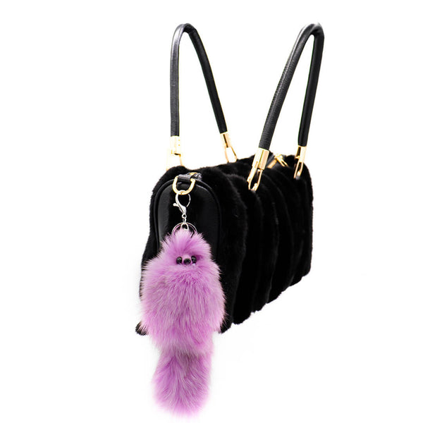 Surell Fox Fur Creature Keychain