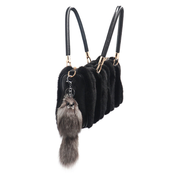 Surell Fox Fur Creature Keychain