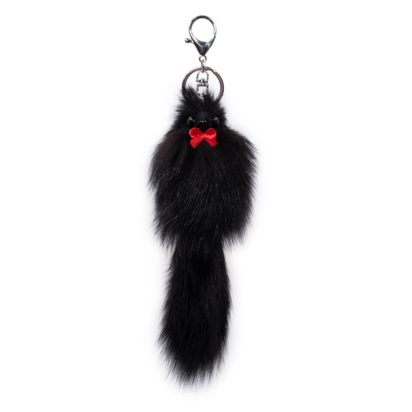 surell Fox Fur Creature Keychain