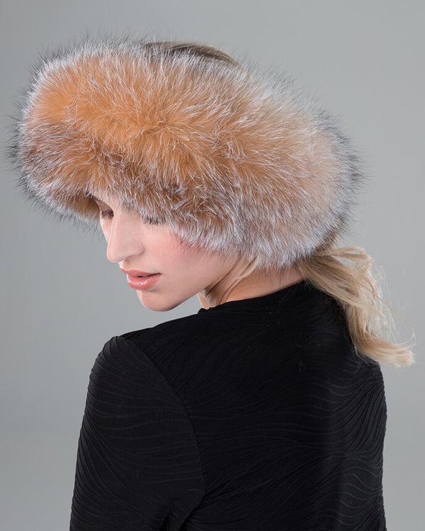Surell Fox Fur Headband/Scarf