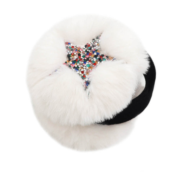 Surell Kid's Sparkly Star Earmuffs
