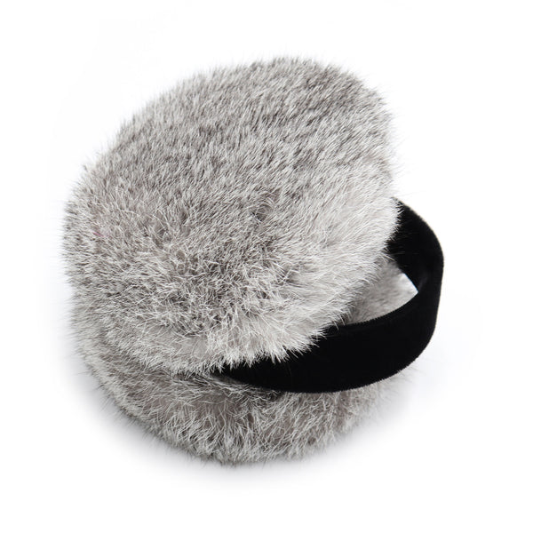 surell Kids' Rabbit Fur Earmuffs