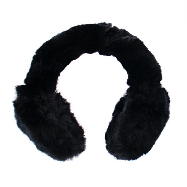 surell Kids Rex Rabbit Halo Earmuffs - Black