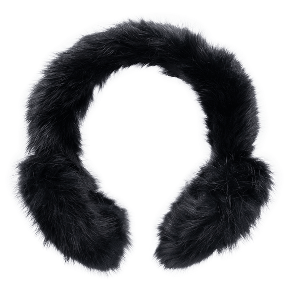 surell Long Haired Rabbit Earmuff with Halo Band
