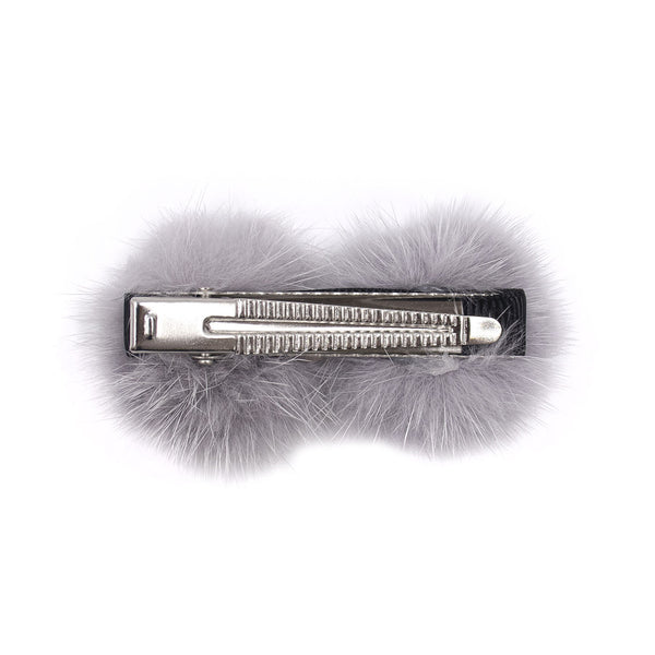 Surell Mink Bling Barrette