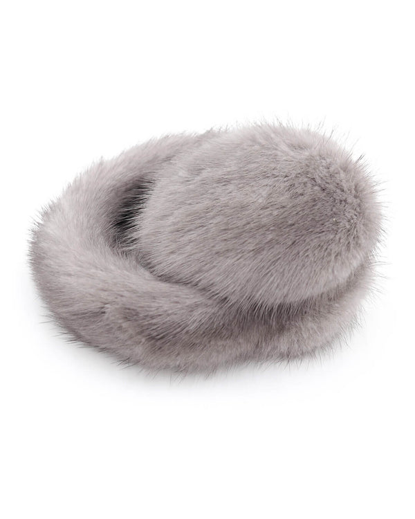 Surell Mink Fur Earmuffs With Halo Band