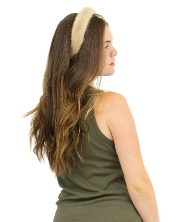 Surell Mink Fur Hairband