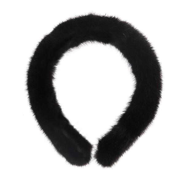 surell Mink Fur Hairband