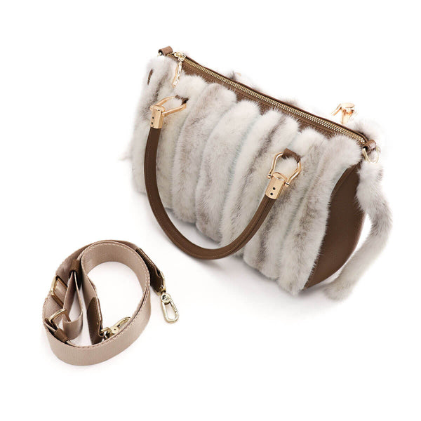 Surell Mink Fur Handbag With Tails