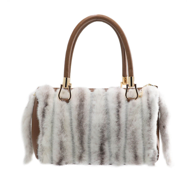 surell Mink Fur Handbag with Tails