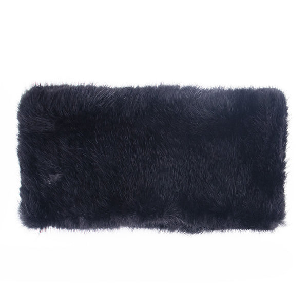 surell Mink Fur Knit Headband/Scarf