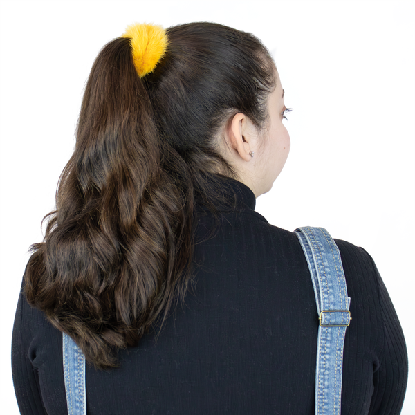 Surell Mink Fur Scrunchie