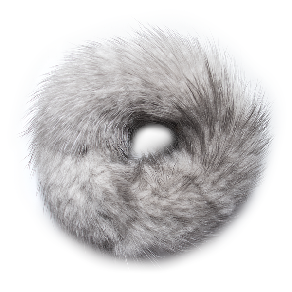 surell Mink Fur Scrunchie