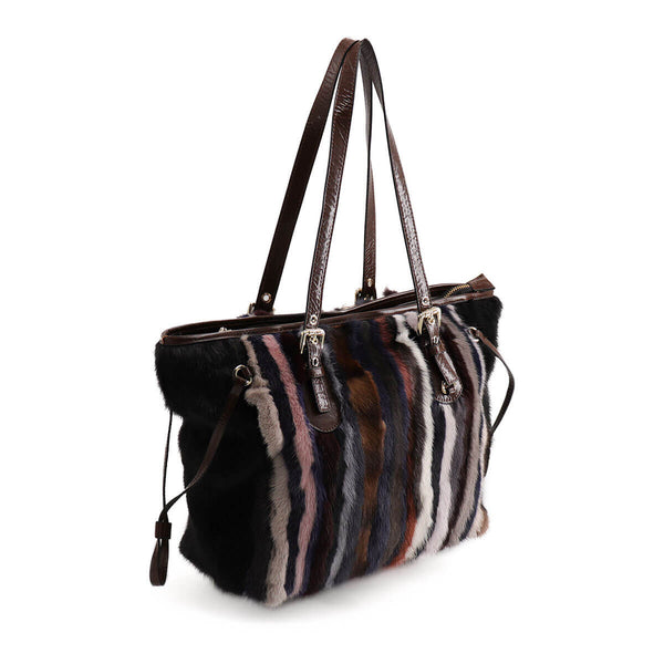 Surell Mink Handbag
