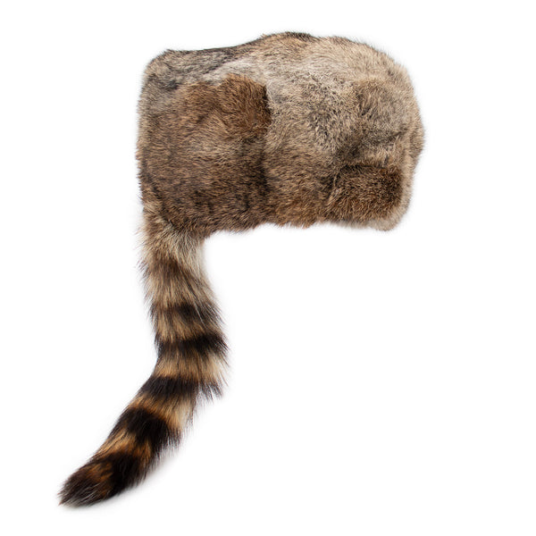 Surell Rabbit Fur Davy Crockett Hat