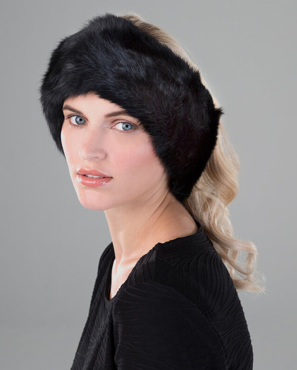 Surell Rabbit Fur Headband/Scarf