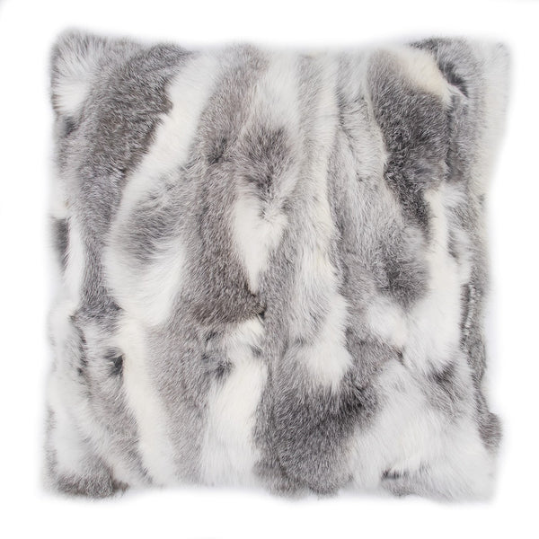Surell Rabbit Fur Pillow