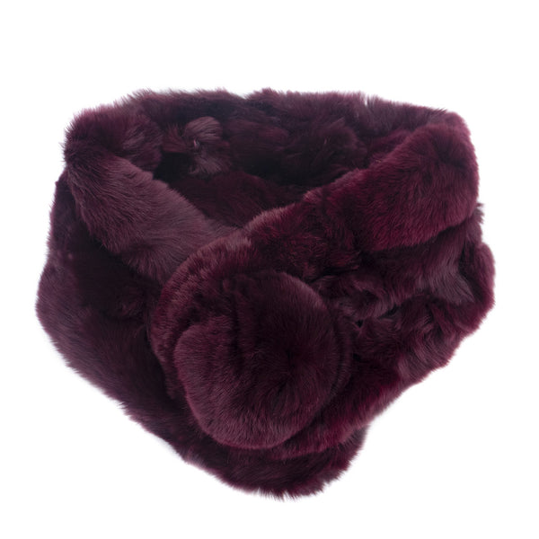Surell Rex Rabbit Ball Scarf