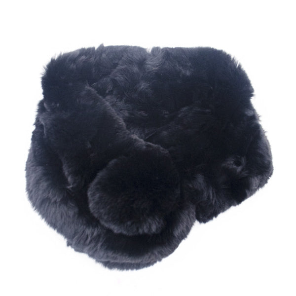 Surell Rex Rabbit Ball Scarf