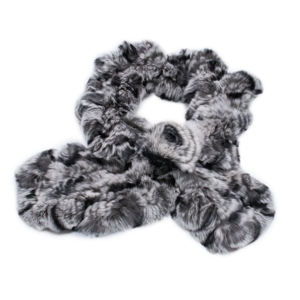 Surell Rex Rabbit Fur Ruffle Pull-Through