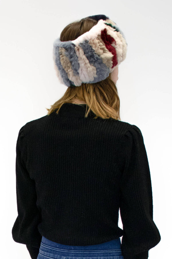 Surell Rex Rabbit Knit Headband