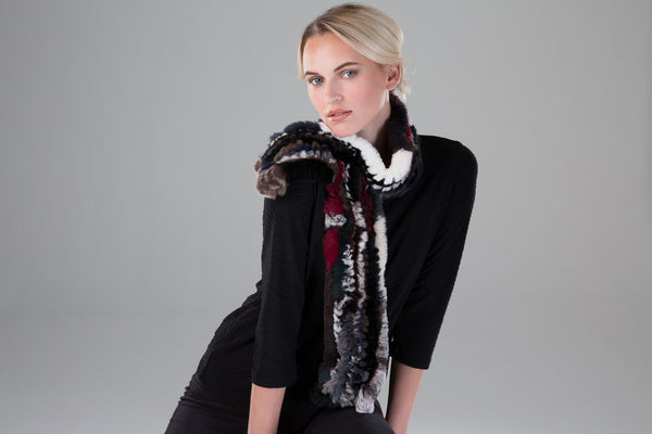 Surell Rex Rabbit Pull-Through Scarf