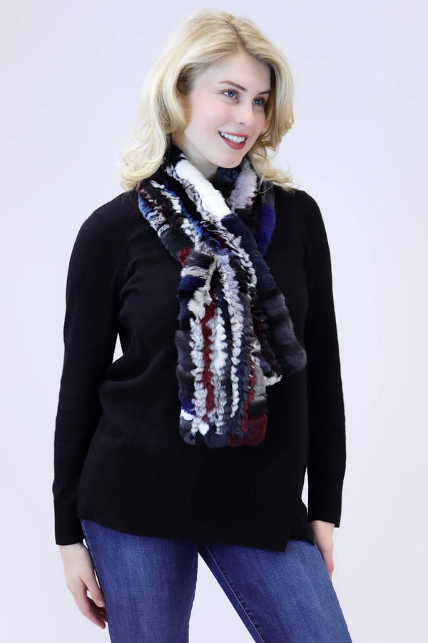 Surell Rex Rabbit Pull-Through Scarf