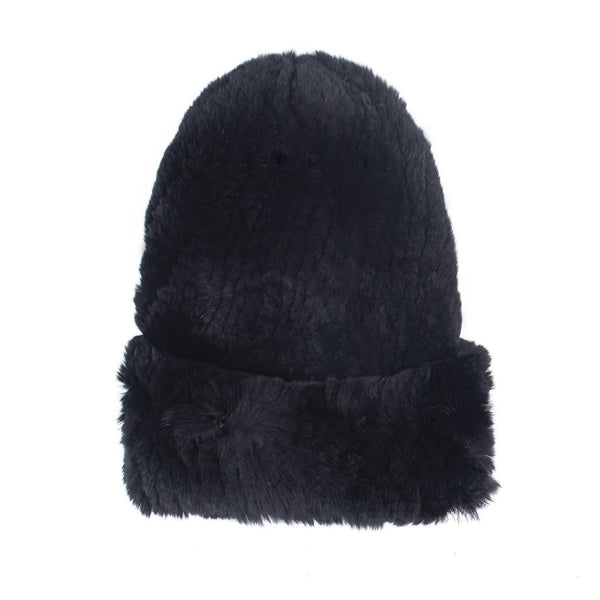 surell Rex Rabbit Textile Beanie