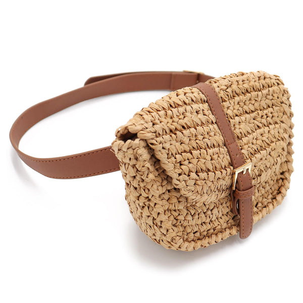 surell Straw Fanny Pack