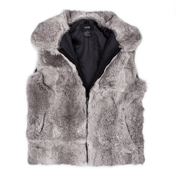 Surell Women's Rabbit Fur Vest