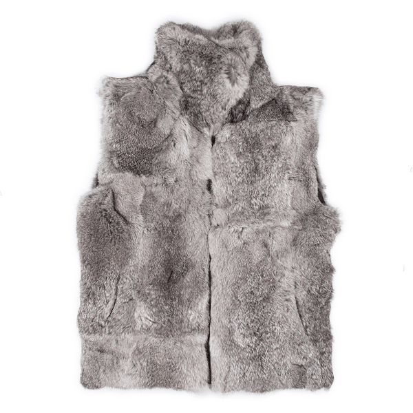 Surell Women's Rabbit Fur Vest