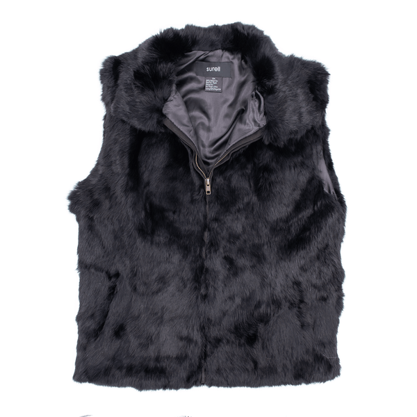 surell Women's Rabbit Fur Vest