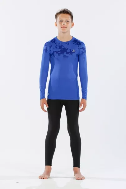 Surfanic Surfanic Bodyfit Boys Broken Map Crew Neck