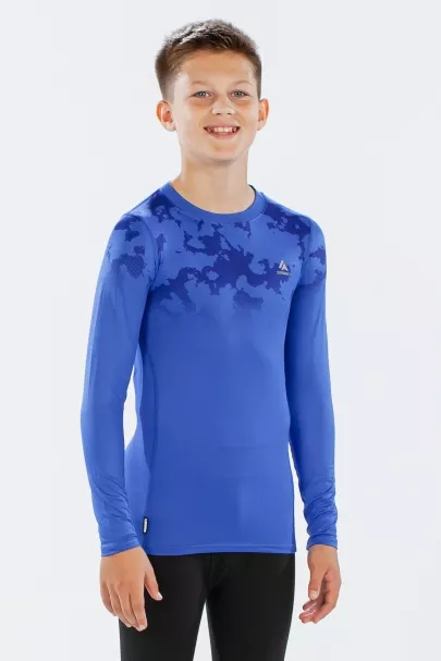 Surfanic Surfanic Bodyfit Boys Broken Map Crew Neck