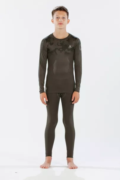 Surfanic Surfanic Bodyfit Boys Broken Map Crew Neck