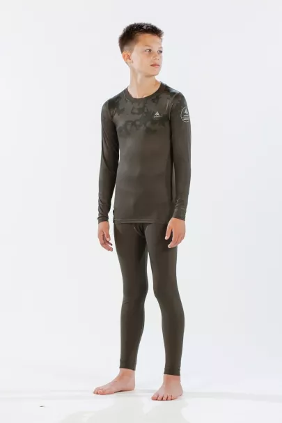 Surfanic Surfanic Bodyfit Boys Broken Map Crew Neck