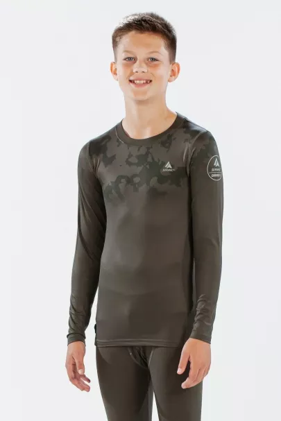 surfanic Surfanic Bodyfit Boys Broken Map Crew Neck