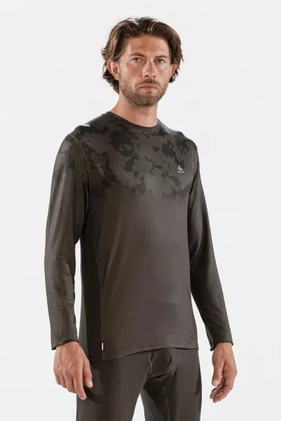 Surfanic Surfanic Bodyfit Broken Map Crew Neck