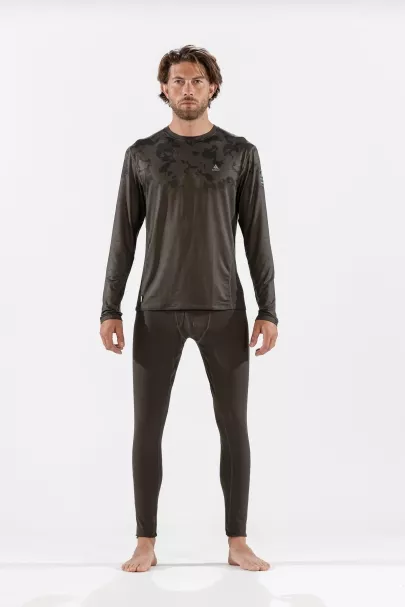 Surfanic Surfanic Bodyfit Broken Map Crew Neck