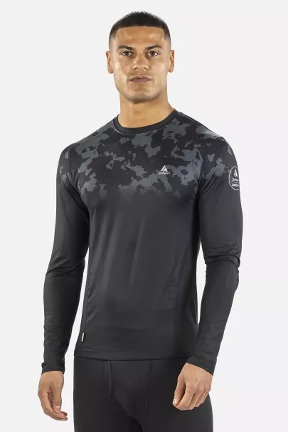 surfanic Surfanic Bodyfit Broken Map Crew Neck