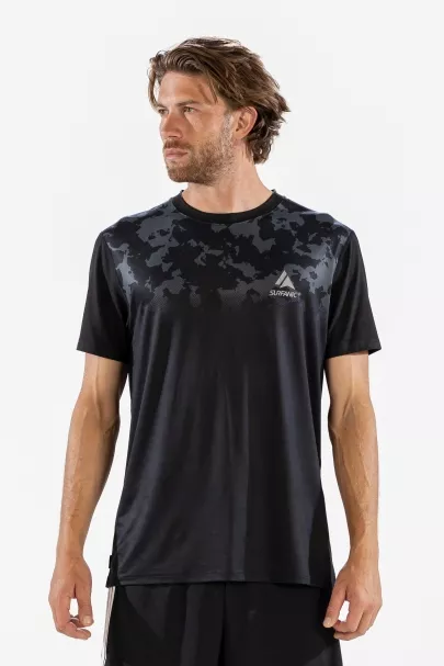 Surfanic Surfanic Bodyfit Broken Map Short Sleeve