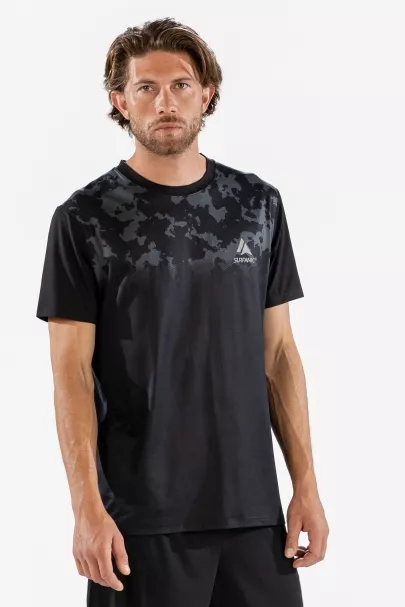 Surfanic Surfanic Bodyfit Broken Map Short Sleeve