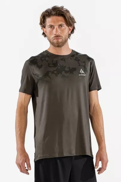 Surfanic Surfanic Bodyfit Broken Map Short Sleeve