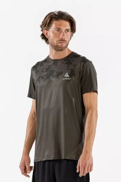 surfanic Surfanic Bodyfit Broken Map Short Sleeve