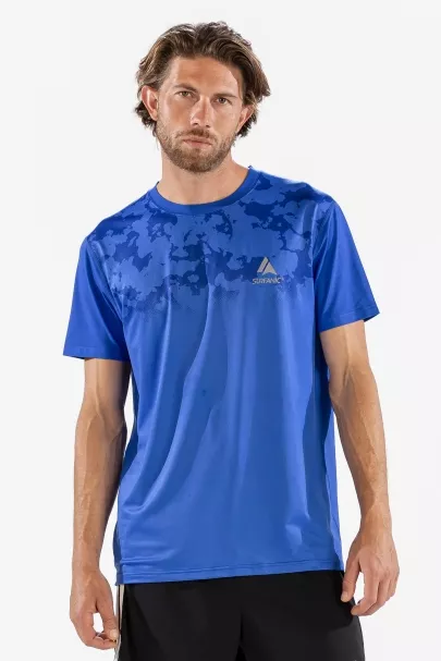 Surfanic Surfanic Bodyfit Broken Map Short Sleeve