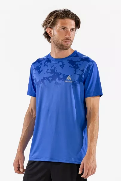 Surfanic Surfanic Bodyfit Broken Map Short Sleeve