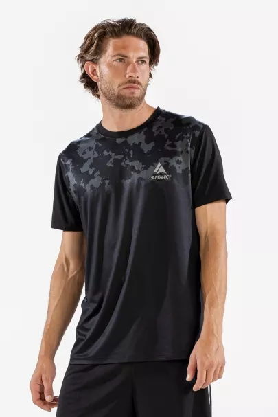 surfanic Surfanic Bodyfit Broken Map Short Sleeve