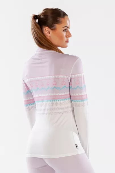 Surfanic Surfanic Cozy Fairisle Zip Neck