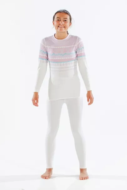 Surfanic Surfanic Cozy Girls Fairisle Crew Neck