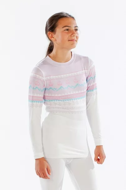 Surfanic Surfanic Cozy Girls Fairisle Crew Neck